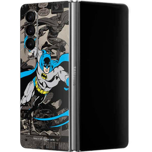 DC Comics Batman Classic Art Galaxy Z Fold4 5G Skin